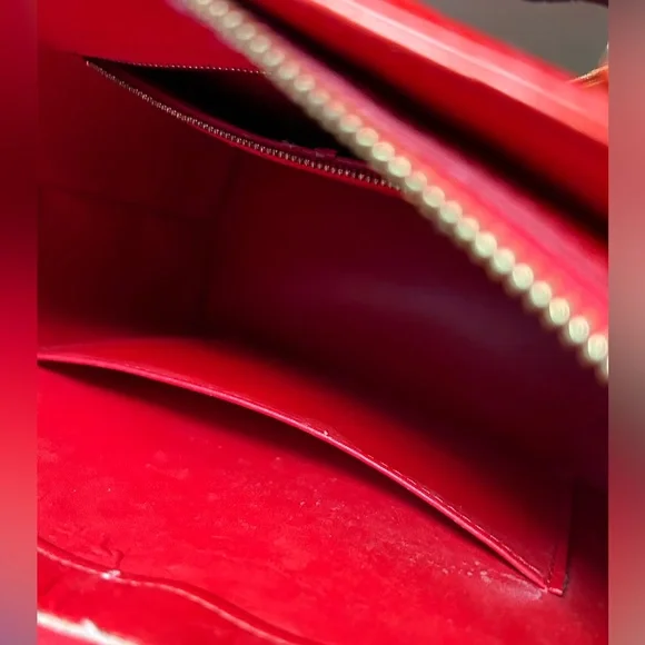 RED LV Vernis purse houston & LV Elise epi wallet Firm on price - Picture 6 of 14